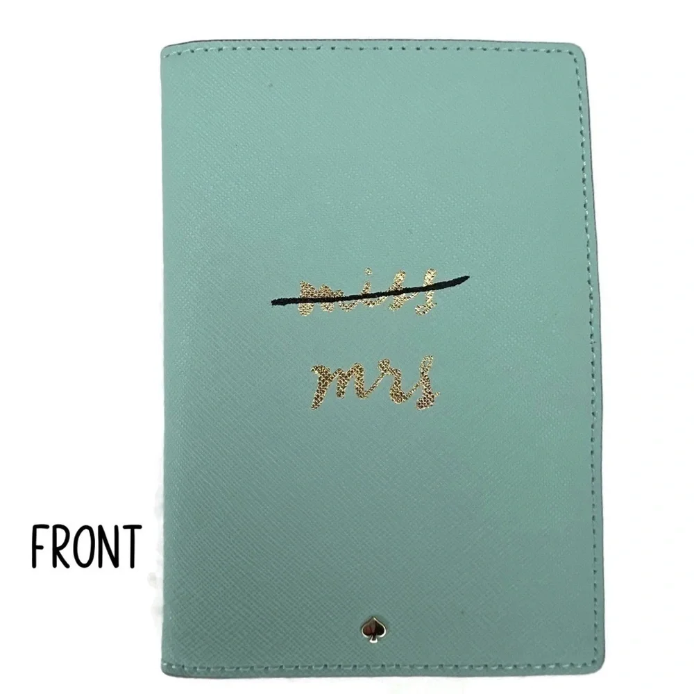 Kate Spade Miss Mrs Passport Holder Wedding Belles Engagement Wallet NWT